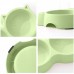 Миска для кошек Taotaopets Cat 123307 двойная пластиковая Green Миска для кошек Taotaopets Cat 123307 двойная пластиковая Green