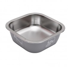 Миска для собак котов Taotaopets 1910002 металлическая Gray 160 мм