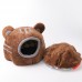 Домик лежанка для котов Taotaopets 569902 Bear house Brown 43*41*37 см