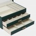 Шкатулка Casegrace SP-01223 для украшений и ювелирных изделий трехуровневая 26,5*18*13,5 см Green Шкатулка Casegrace SP-01223 для украшений и ювелирных изделий трехуровневая 26,5*18*13,5 см Green
