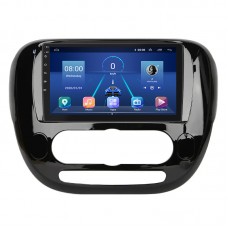 Штатная магнитола Lesko для Kia Soul II Рестайлинг 2016-2019 экран 9" 4/64Gb 4G Wi-Fi GPS Top