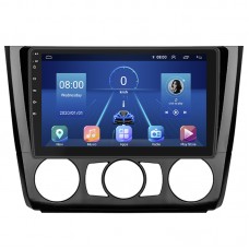 Штатная магнитола Lesko для BMW 1 серии I (E81/E82/E87/E88) Рестайлинг Manual AC 2007-2011 экран 9" 4/32Gb 4G Wi-Fi GPS Top