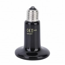 Керамическая нагревательная лампа 00879 для террариумов инкубатор для животных и растений инфракрасная 75W