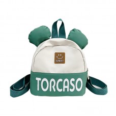 Детский рюкзак TD-620 на одно отделение с ремешком и ушками Green Детский рюкзак TD-620 на одно отделение с ремешком и ушками Green