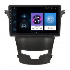 Штатная магнитола Lesko для SsangYong Korando III Рестайлинг 2013-2017 экран 9" 1/16Gb Wi-Fi GPS Base