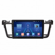 Штатная магнитола Lesko для Peugeot 508 I Рестайлинг 2014-2018 экран 9" 6/128Gb 4G Wi-Fi GPS Top