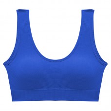 Топ женский в рубчик B01# с не регулируемыми бретелями Синий XL 85 ABC Топ женский в рубчик B01# с не регулируемыми бретелями Синий XL 85 ABC