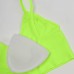 Топ женский в рубчик 08WX# с нерегулируемыми брителями съемные чашечки Яркий Лайм XL 85 ABC Топ женский в рубчик 08WX# с нерегулируемыми брителями съемные чашечки Яркий Лайм XL 85 ABC