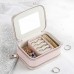 Шкатулка Casegrace SP-01167 для украшений и ювелирных изделий портативная с зеркалом и двойной молнией 11,5*8,5*5 см Pink Шкатулка Casegrace SP-01167 для украшений и ювелирных изделий портативная с зеркалом и двойной молнией 11,5*8,5*5 см Pink