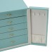 Шкатулка Casegrace SP-01181 для украшений и ювелирных изделий пятиуровневая 20,7*19,7*25cm Turquoise Шкатулка Casegrace SP-01181 для украшений и ювелирных изделий пятиуровневая 20,7*19,7*25cm Turquoise