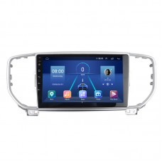 Штатная магнитола Lesko для Kia Sportage IV ver 2 2016-2018 экран 9" 6/128Gb 4G Wi-Fi GPS Top