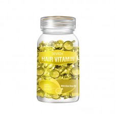 Витаминные капсулы для волос Sevich Hair Vitamin с маслом Алоэ Вера для светлых волос питание и блеск волос желтые 30 капсул