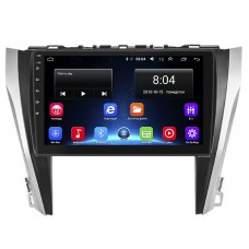 Штатная магнитола Lesko для Toyota Camry VII (XV50) Рестайлинг 2014-2017 экран 10" 2/32Gb Wi-Fi GPS Base