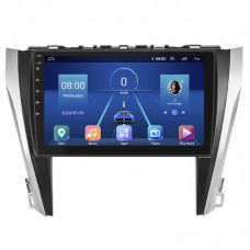 Штатная магнитола Lesko для Toyota Camry VII (XV50) Рестайлинг 2014-2017 экран 10" 4/64Gb 4G Wi-Fi GPS Top