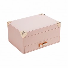 Шкатулка Casegrace SP-01261 для украшений и ювелирных изделий двухуровневая  23*17*12 см Pink