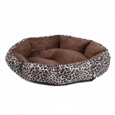 Лежак для котов собак круглый SY-2022-1208-97 Leopard L (60*18 см)