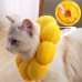 Мягкий воротник-подушка для кошек Taotaopets 028811 анти-вылизывающий S Yellow Мягкий воротник-подушка для кошек Taotaopets 028811 анти-вылизывающий S Yellow