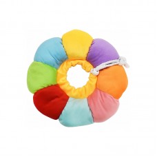 Мягкий воротник-подушка для кошек Taotaopets 028811 анти-вылизывающий S Rainbow