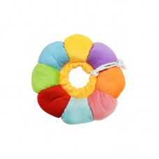 Мягкий воротник-подушка для кошек Taotaopets 028811 анти-вылизывающий XS Rainbow