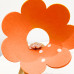 Мягкий воротник-подушка для кошек DT1063 Flower послеоперационный защитный от вылизывания L Orange