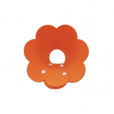 Мягкий воротник-подушка для кошек DT1063 Flower послеоперационный защитный от вылизывания S Orange