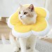 Мягкий воротник-подушка для кошек DT1018 послеоперационный защитный от вылизывания L Yellow