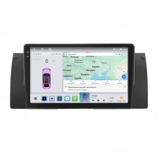 Штатная магнитола Lesko для BMW 5 серии IV (E39) 1995-2000 экран 9" 4/64 QLED CarPlay 4G Wi-Fi GPS 360 Prime