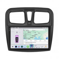 Штатная магнитола Lesko для Renault Logan II 2012-2018 экран 10" 4/64 QLED CarPlay 4G Wi-Fi GPS 360 Prime Штатная магнитола Lesko для Renault Logan II 2012-2018 экран 10" 4/64 QLED CarPlay 4G Wi-Fi GPS 360 Prime
