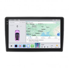 Штатная магнитола Lesko для Mitsubishi Outlander I 2002-2008 экран 10" 4/64 QLED CarPlay 4G Wi-Fi GPS 360 Prime