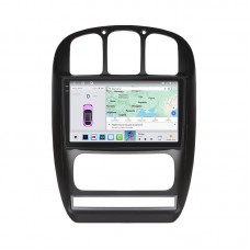 Штатная магнитола Lesko для Chrysler Voyager IV Рестайлинг 2004-2008 экран 10" 4/64 QLED CarPlay 4G Wi-Fi GPS 360 Prime