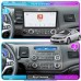 Штатная магнитола Lesko для Honda Civic VIII Рестайлинг 2008-2012 экран 10" 4/64 QLED CarPlay 4G Wi-Fi GPS 360 Prime