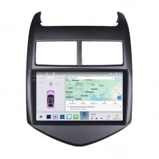 Штатная магнитола Lesko для Chevrolet Sonic I 2011-2016 экран 9" 4/64 QLED CarPlay 4G Wi-Fi GPS 360 Prime