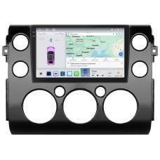 Штатная магнитола Lesko для Toyota FJ Cruiser  2006-н.в. экран 9" 4/64 QLED CarPlay 4G Wi-Fi GPS 360 Prime