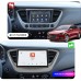 Штатная магнитола Lesko для Hyundai Accent V 2017-н.в. экран 9" 4/64 QLED CarPlay 4G Wi-Fi GPS 360 Prime