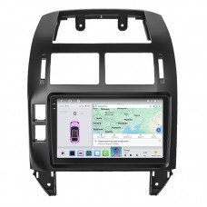 Штатная магнитола Lesko для Volkswagen Polo IV 2001-2005 экран 9" 4/64 QLED CarPlay 4G Wi-Fi GPS 360 Prime