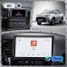 Штатная магнитола Lesko для Mitsubishi Outlander III Рестайлинг 2 2015-2018 экран 10" 4/64 QLED CarPlay 4G Wi-Fi GPS 360 Prime