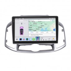 Штатная магнитола Lesko для Chevrolet Captiva I Рестайлинг 2011-2013 экран 10" 4/64 QLED CarPlay 4G Wi-Fi GPS 360 Prime