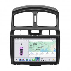 Штатная магнитола Lesko для Hyundai Santa Fe I 2000-2012 экран 9" 4/64 QLED CarPlay 4G Wi-Fi GPS 360 Prime Штатная магнитола Lesko для Hyundai Santa Fe I 2000-2012 экран 9" 4/64 QLED CarPlay 4G Wi-Fi GPS 360 Prime