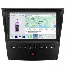Штатная магнитола Lesko для Lexus GS III 2004-2007 экран 9" 4/64 QLED CarPlay 4G Wi-Fi GPS 360 Prime