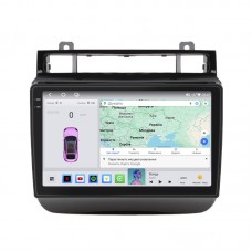 Штатная магнитола Lesko для Volkswagen Touareg II Рестайлинг 2014-2018 экран 9" 4/64 QLED CarPlay 4G Wi-Fi GPS 360 Prime