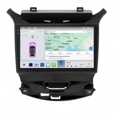 Штатная магнитола Lesko для Chevrolet Cruze II 2015-н.в. экран 9" 4/64 QLED CarPlay 4G Wi-Fi GPS 360 Prime