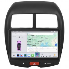 Штатная магнитола Lesko для Citroen C4 Aircross  2012-2017 экран 10" 4/64 QLED CarPlay 4G Wi-Fi GPS 360 Prime