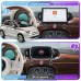 Штатная магнитола Lesko для Fiat 500 II Рестайлинг 2015-н.в. экран 9" 4/64 QLED CarPlay 4G Wi-Fi GPS 360 Prime