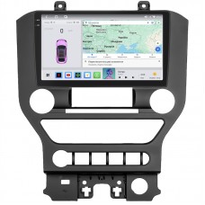 Штатная магнитола Lesko для Ford Mustang VI 2014-2017 экран 9" 4/64 QLED CarPlay 4G Wi-Fi GPS 360 Prime