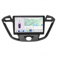 Штатная магнитола Lesko для Ford Transit Connect II Рестайлинг 2018-н.в. экран 9" 4/64 QLED CarPlay 4G Wi-Fi GPS 360 Prime