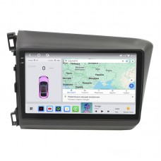 Штатная магнитола Lesko для Honda Civic IX 2011-2015 экран 9" 4/64 QLED CarPlay 4G Wi-Fi GPS 360 Prime Штатная магнитола Lesko для Honda Civic IX 2011-2015 экран 9" 4/64 QLED CarPlay 4G Wi-Fi GPS 360 Prime