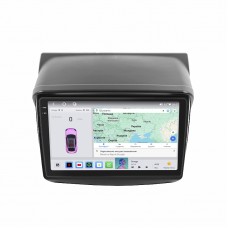 Штатная магнитола Lesko для Mitsubishi Challenger II 2008-2013 экран 9" 4/64 QLED CarPlay 4G Wi-Fi GPS 360 Prime