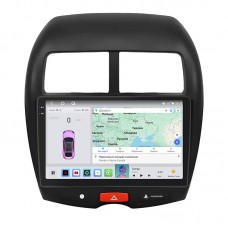 Штатная магнитола Lesko для Mitsubishi Outlander Sport I 2010-2013 экран 10" 4/64 QLED CarPlay 4G Wi-Fi GPS 360 Prime