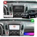 Штатная магнитола Lesko для Mitsubishi Pajero Sport II Рестайлинг 2013-2016 экран 9" 4/64 QLED CarPlay 4G Wi-Fi GPS 360 Prime