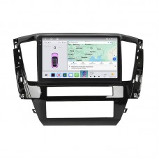 Штатная магнитола Lesko для Mitsubishi Pajero Sport III Рестайлинг 2019-н.в. экран 10" 4/64 QLED CarPlay 4G Wi-Fi GPS 360 Prime